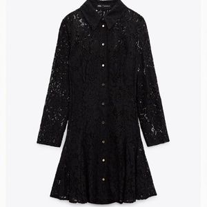 MINI LACE SHIRTDRESS